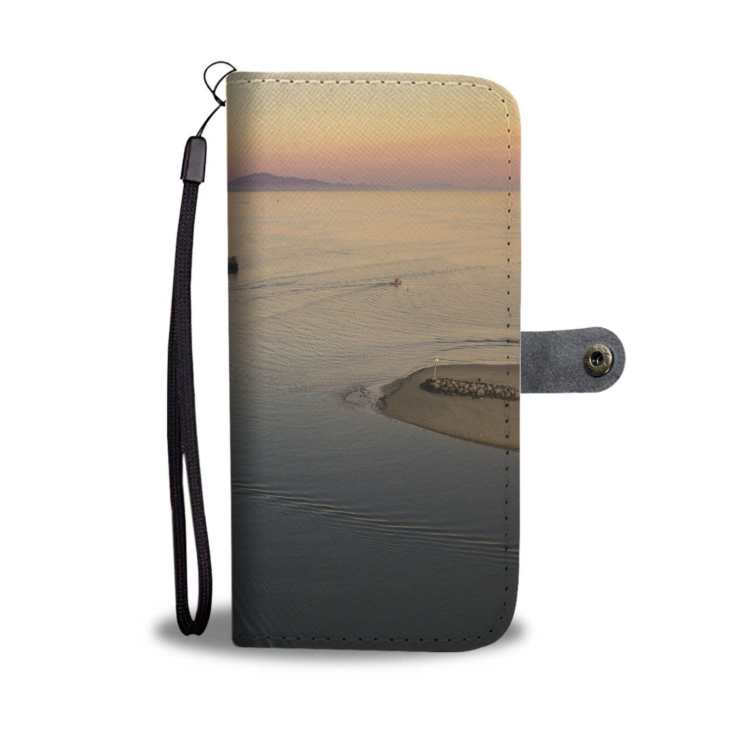 Sunset and Wharf Cell Phone Case