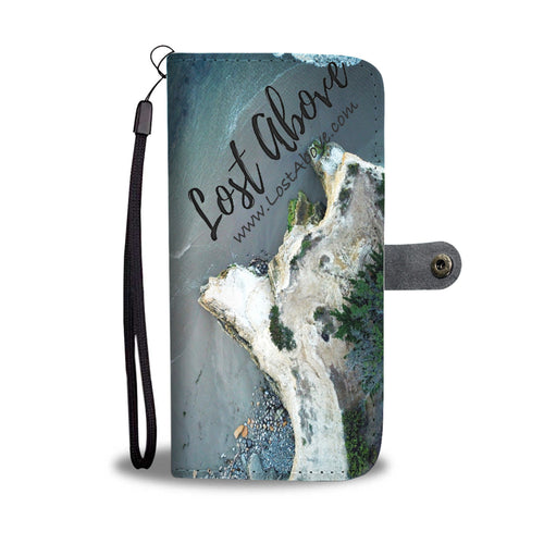 Three Surfers and Cliffs Cell Phone Case