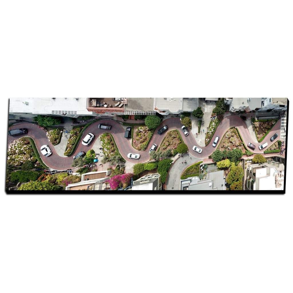 Lombard Street Panorama - Lost Above