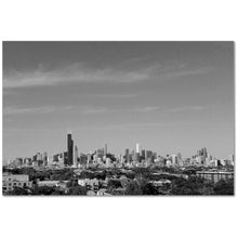 Chicago Skyline Black and White - Lost Above