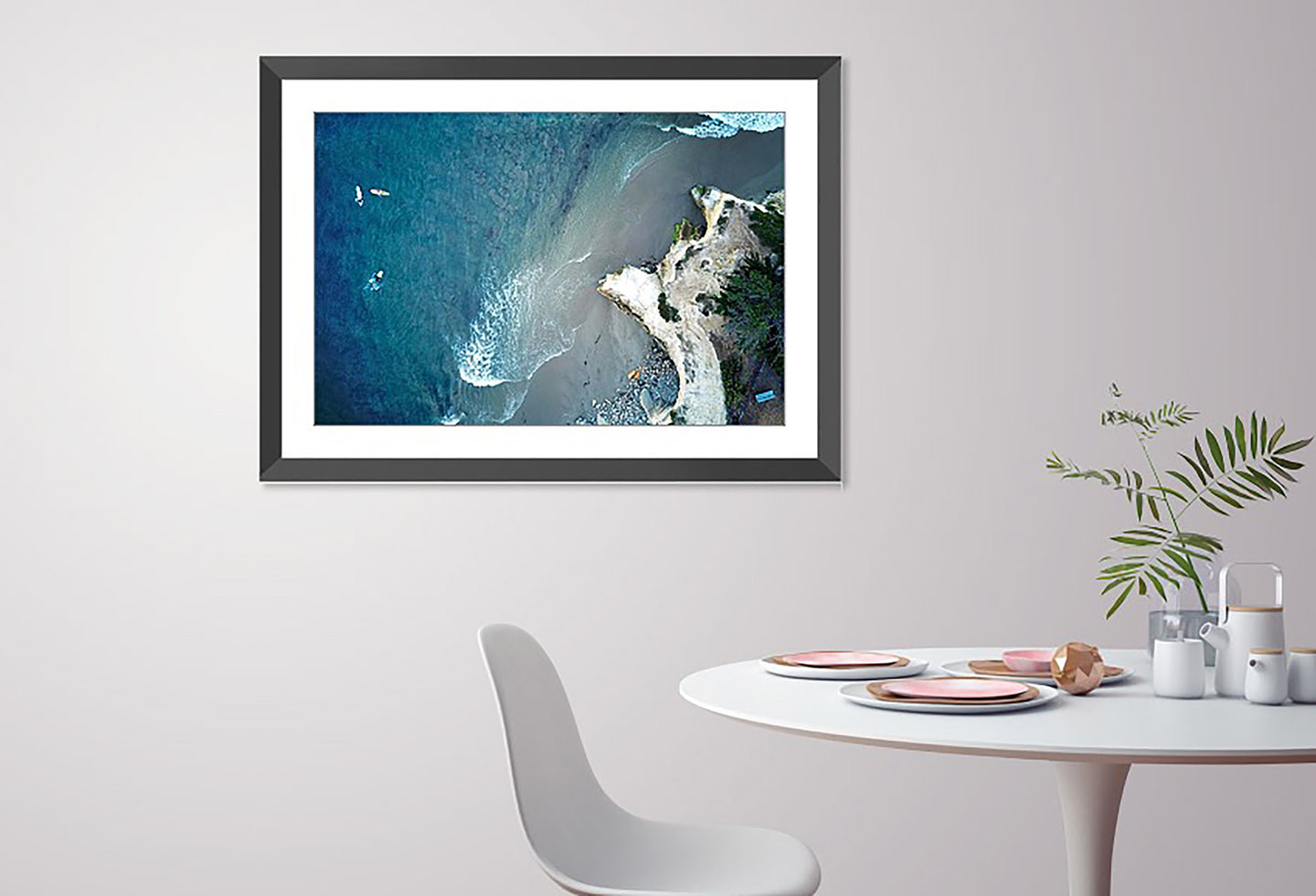 Three Surfers Framed Print - Lost Above